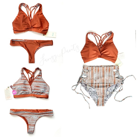 Maaji Shimmering Chestnut Valley bikini top D cup - Picture 2 of 8